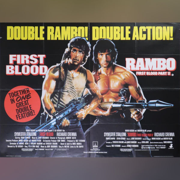 Original Movie Poster of First Blood / Rambo: First Blood Part II (1985)