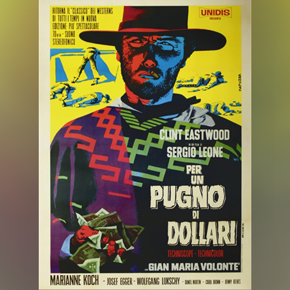 Original Movie Poster of A Fistful Of Dollars (1968R)