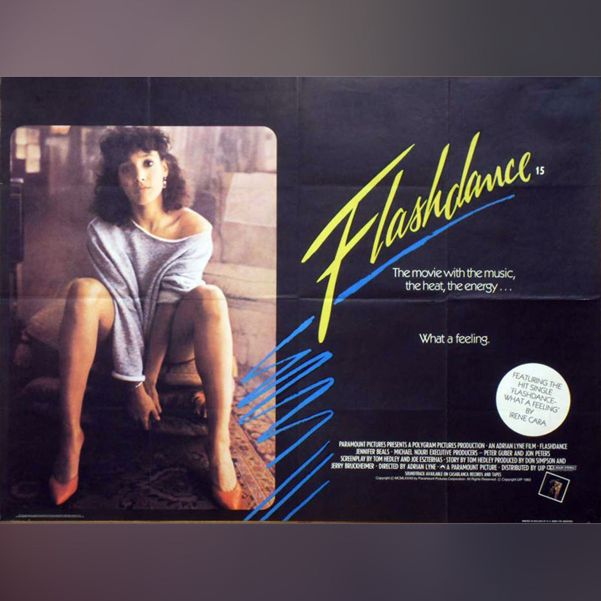 Original Movie Poster of Flashdance (1983)