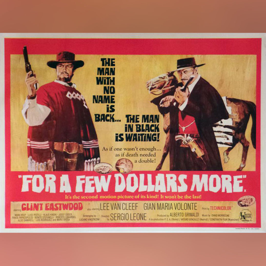 Original Movie Poster of For A Few Dollars More (1965)