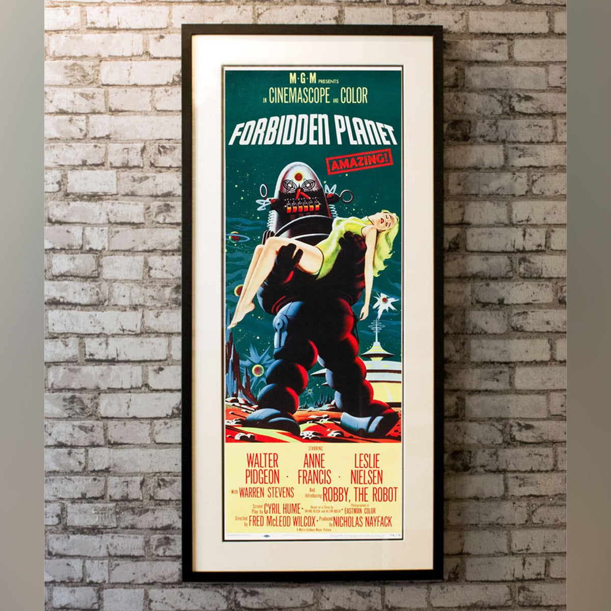 Original Movie Poster of Forbidden Planet (1956)