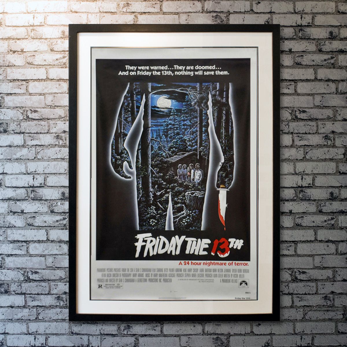 MOVIE POSTER, FRIDAY THE 13TH, 1980 Stock Photo - Alamy