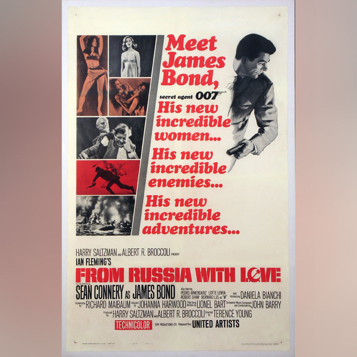 Original Movie Poster of From Russia With Love (1964)