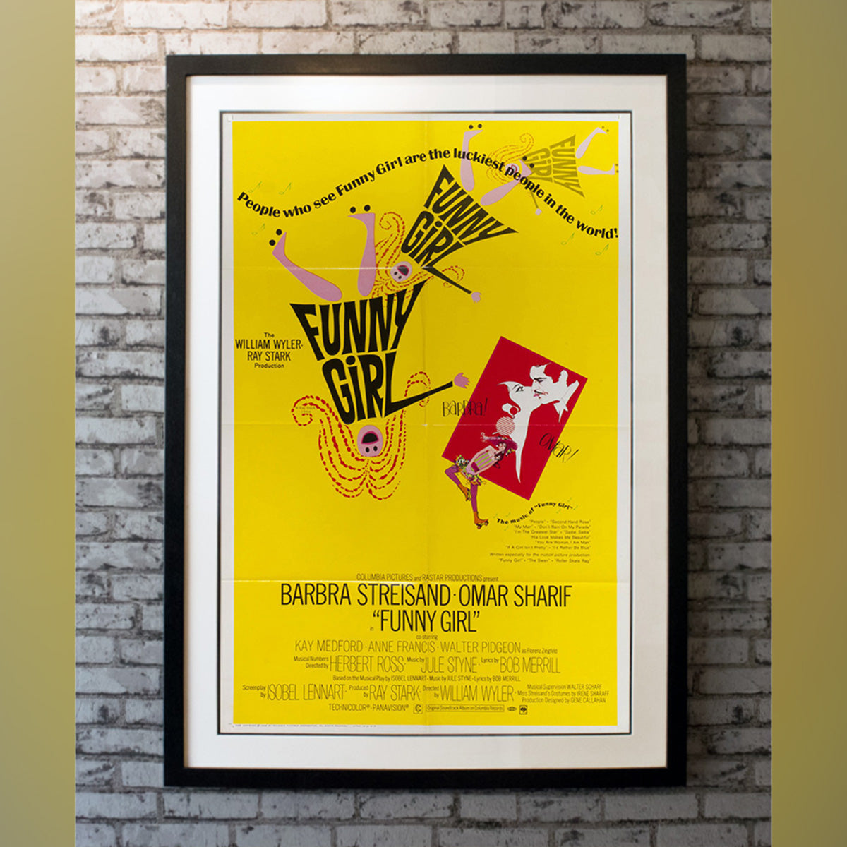 Original Movie Poster of Funny Girl (1968)