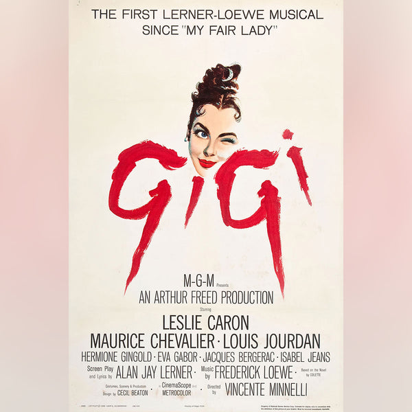 Original Movie Poster of Gigi (1958)