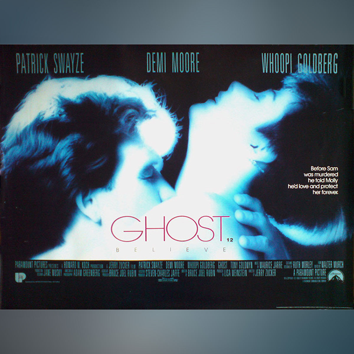 Original Movie Poster of Ghost (1990)