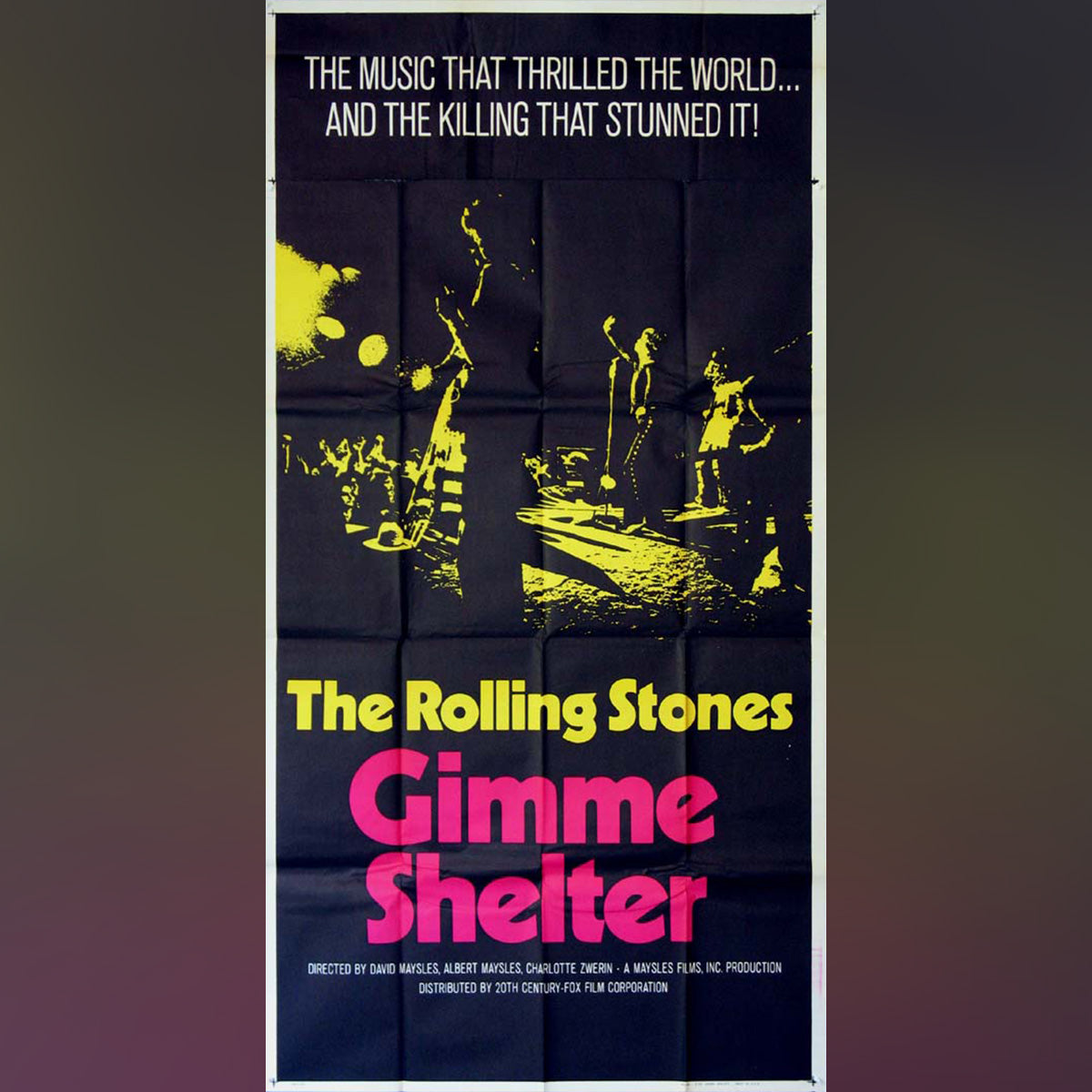 Original Movie Poster of Gimme Shelter (1970)