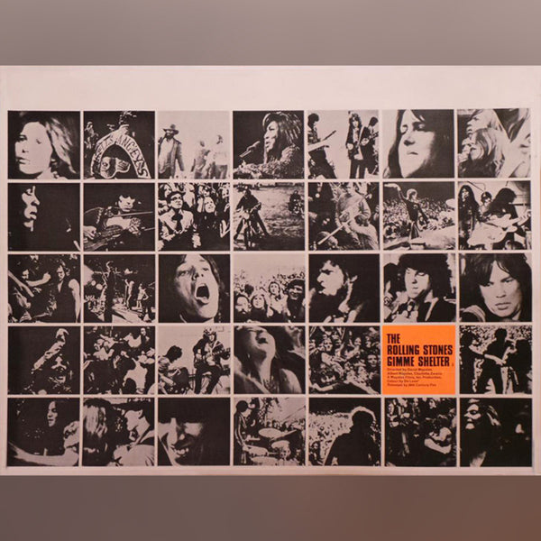 Original Movie Poster of Gimme Shelter (1970)