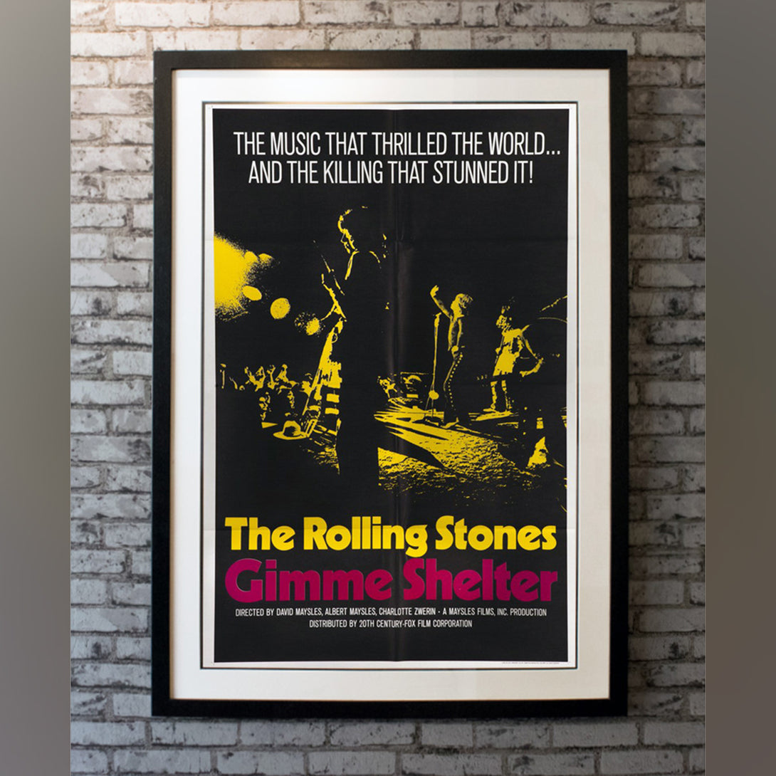 Original Movie Poster of Gimme Shelter (1970)