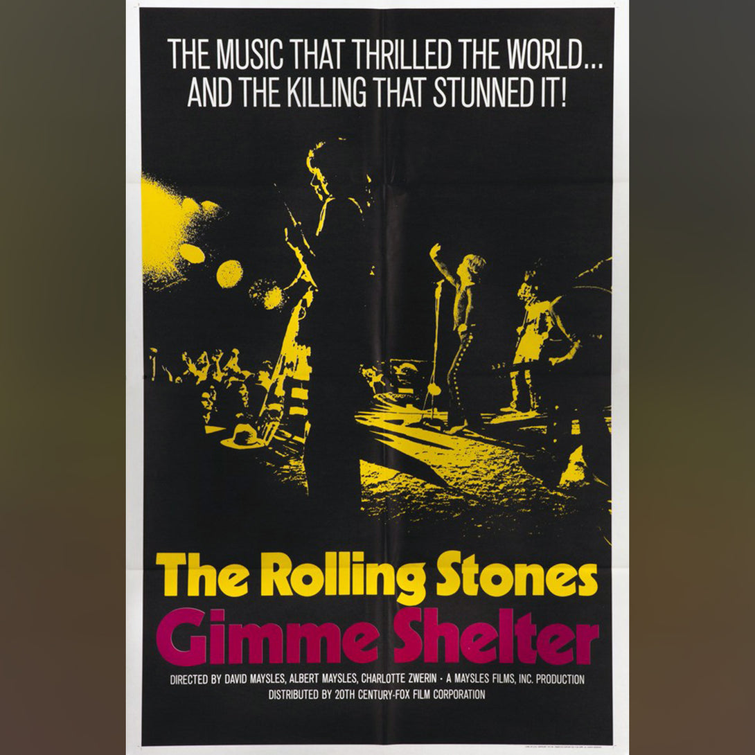 Original Movie Poster of Gimme Shelter (1970)