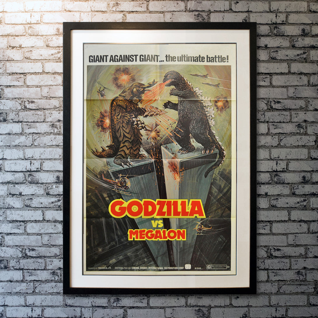 Original Movie Poster of Godzilla Vs. Megalon (1973)