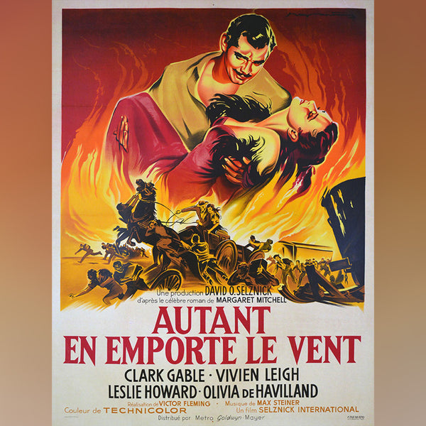 Original Movie Poster of Gone With The Wind (1950R)