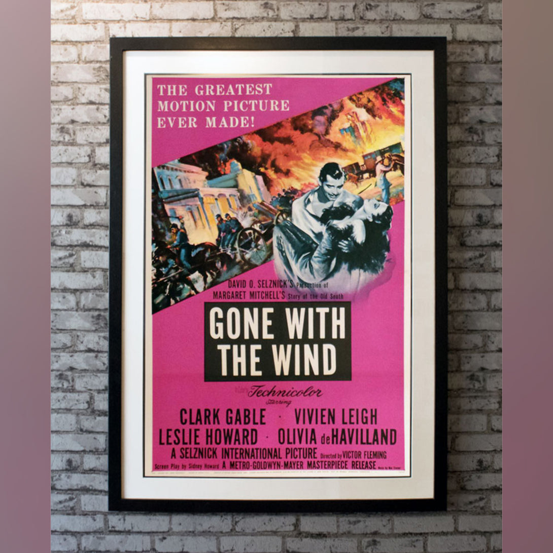 Original Movie Poster of Gone With The Wind (1954R)