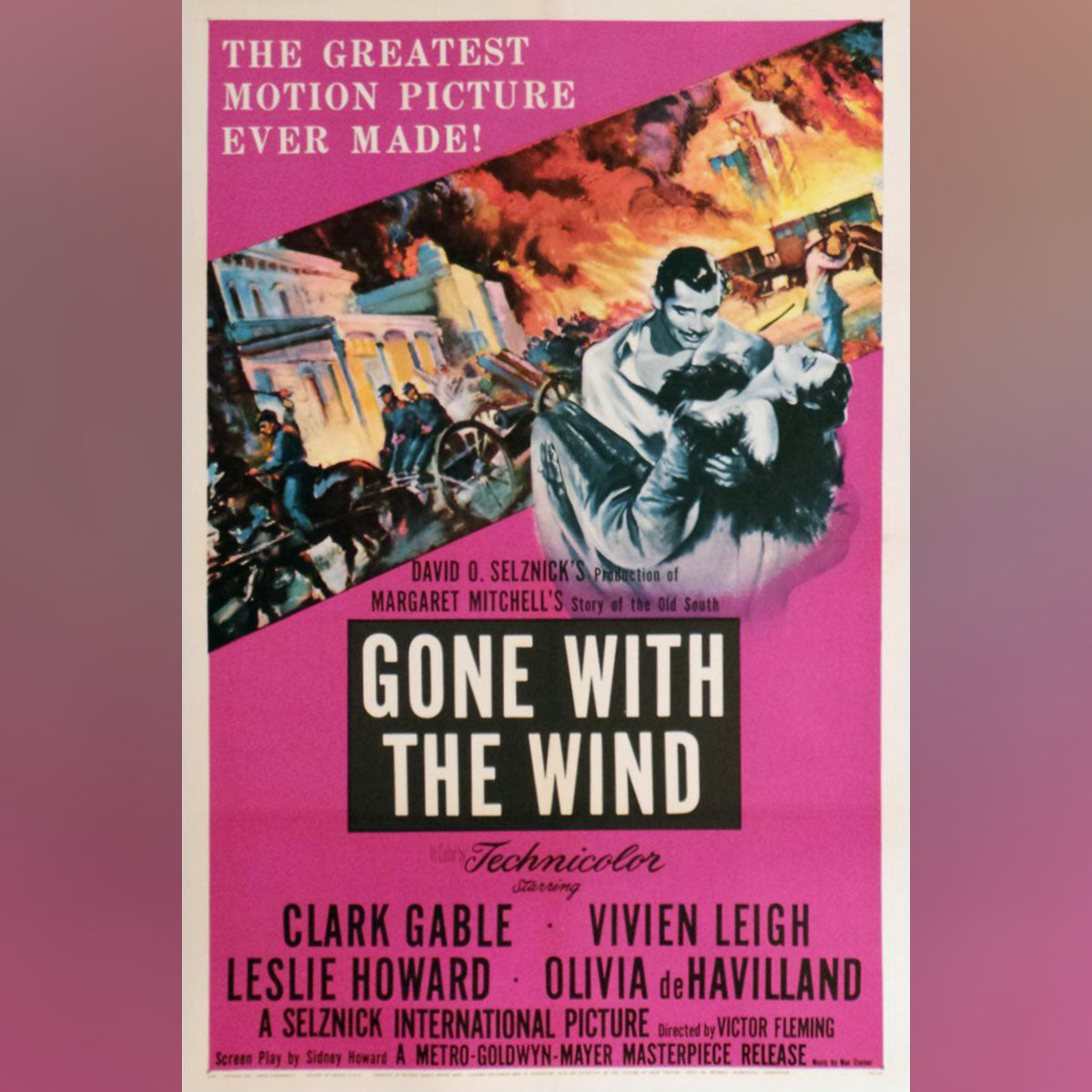 Original Movie Poster of Gone With The Wind (1954R)