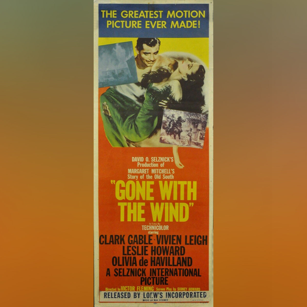 Original Movie Poster of Gone With The Wind (1954R)