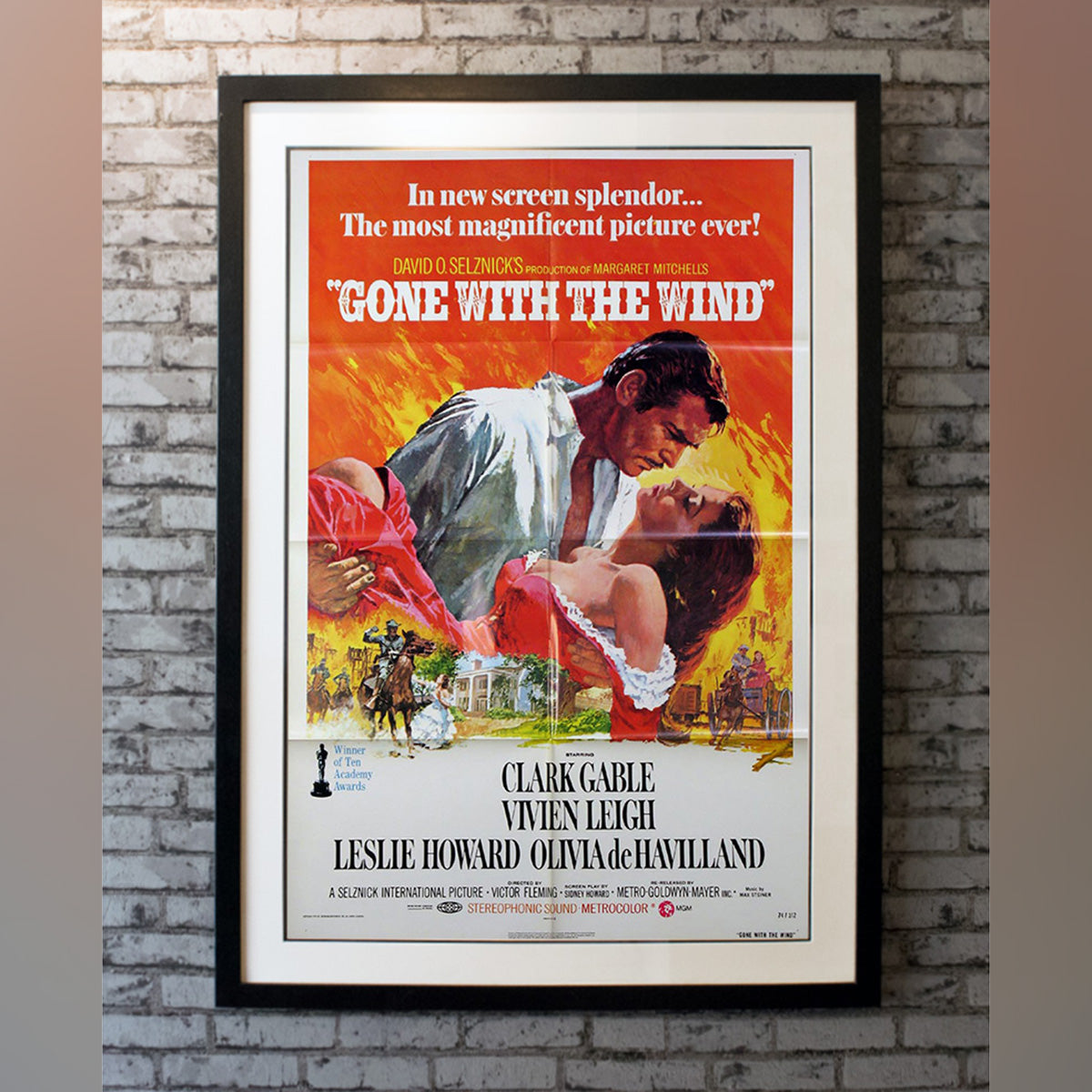 Original Movie Poster of Gone With The Wind (1974R)
