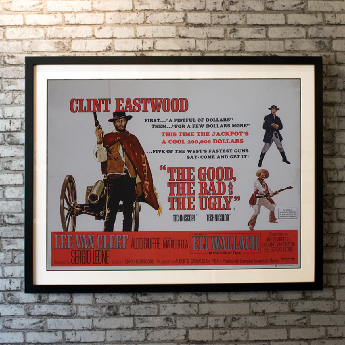 Original Movie Poster of Good, The Bad And The Ugly, The (1966)