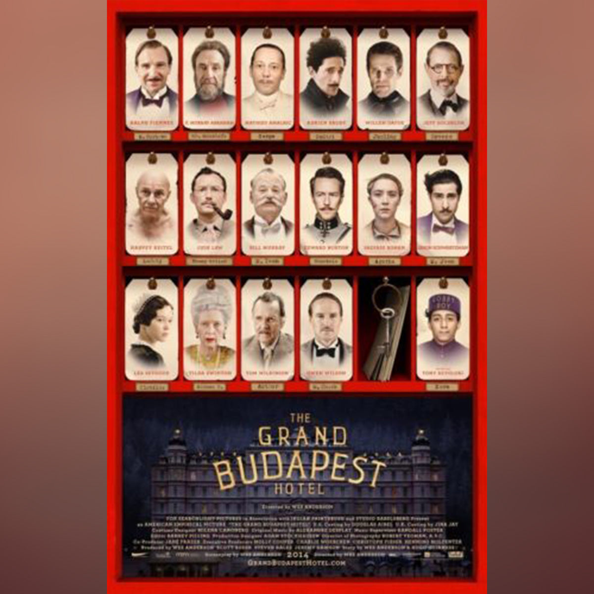 Original Movie Poster of Grand Budapest Hotel, The (2014)