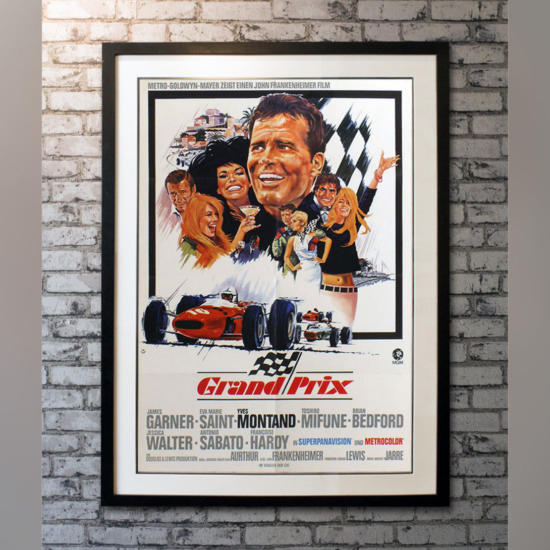 Original Movie Poster of Grand Prix (1966)