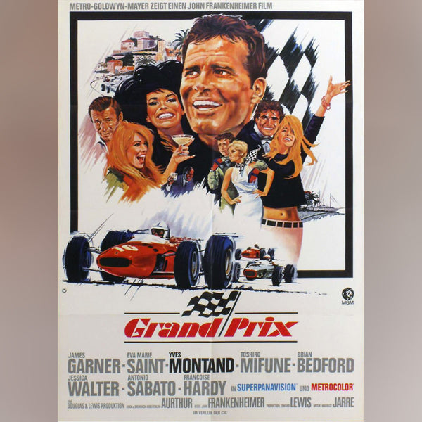 Original Movie Poster of Grand Prix (1966)