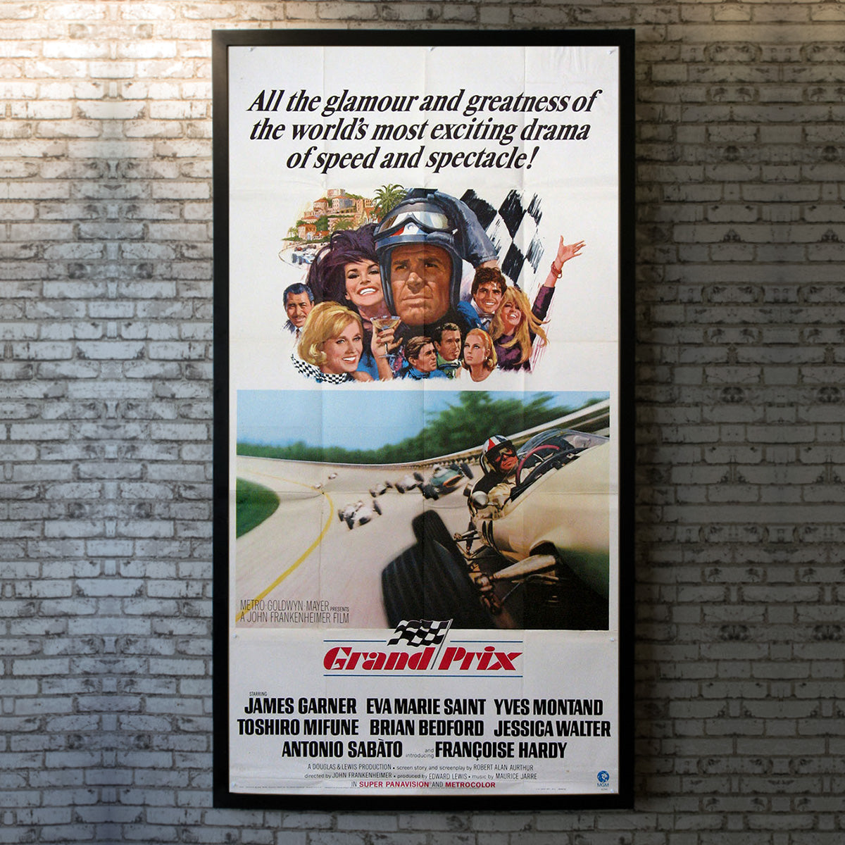 Original Movie Poster of Grand Prix (1966)