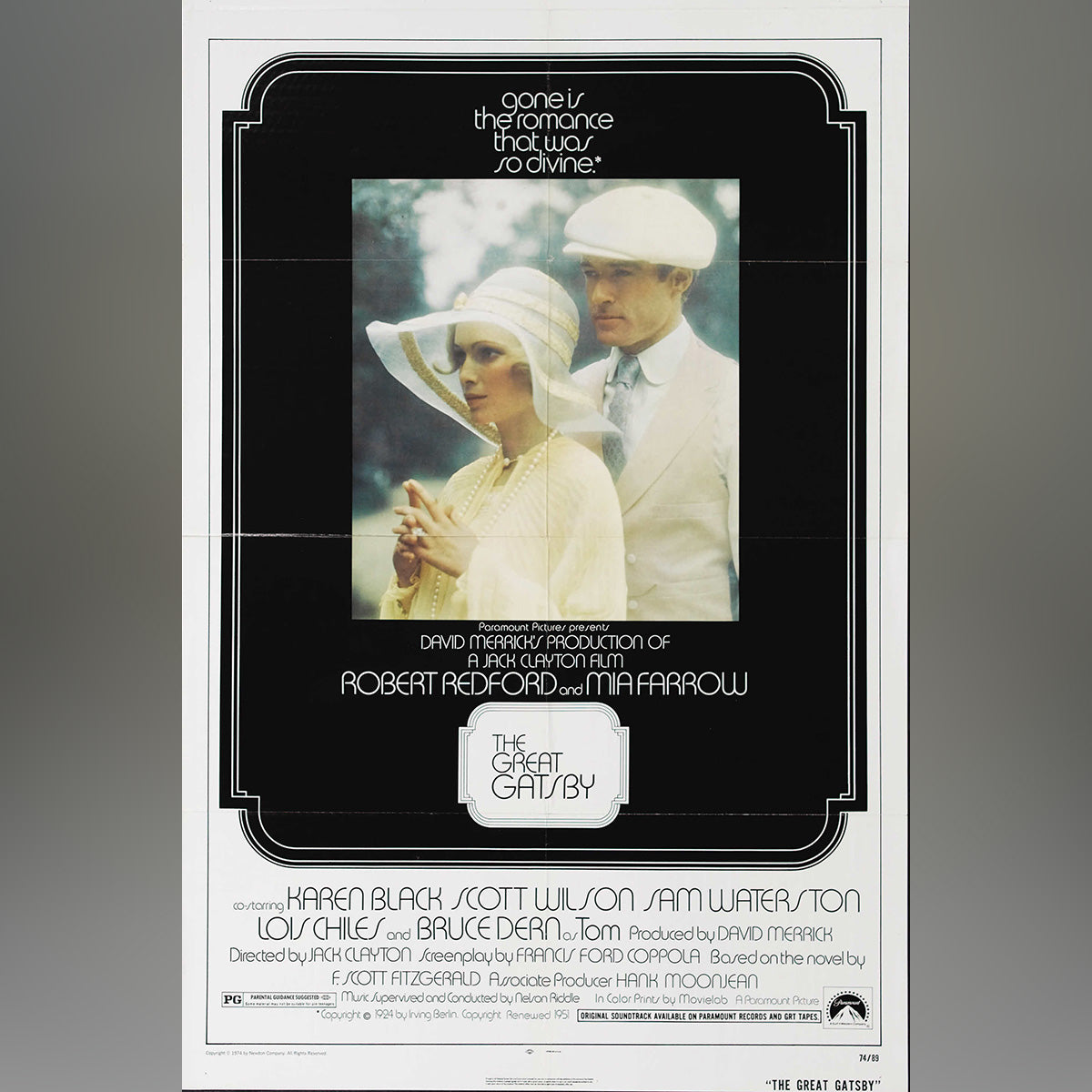 Original Movie Poster of Great Gatsby, The (1974)