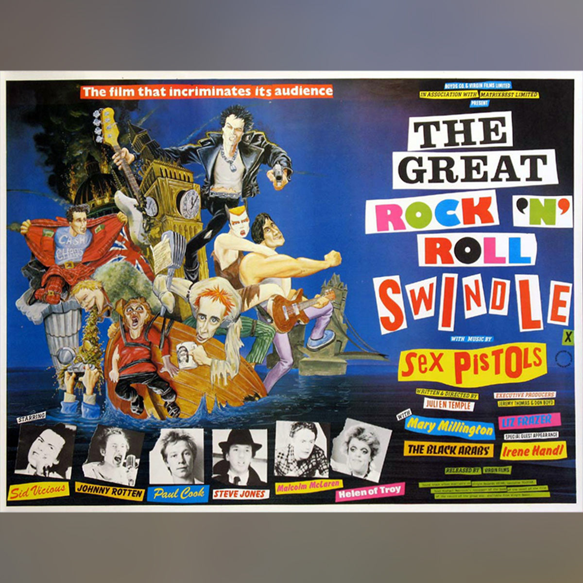 Original Movie Poster of Great Rock 'n' Roll Swindle, The (1980)