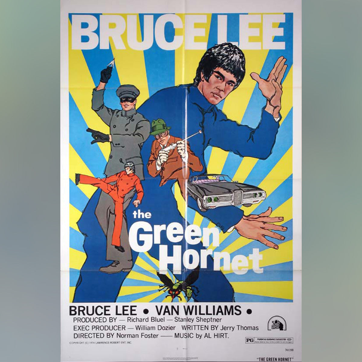 Original Movie Poster of Green Hornet, The (1974)