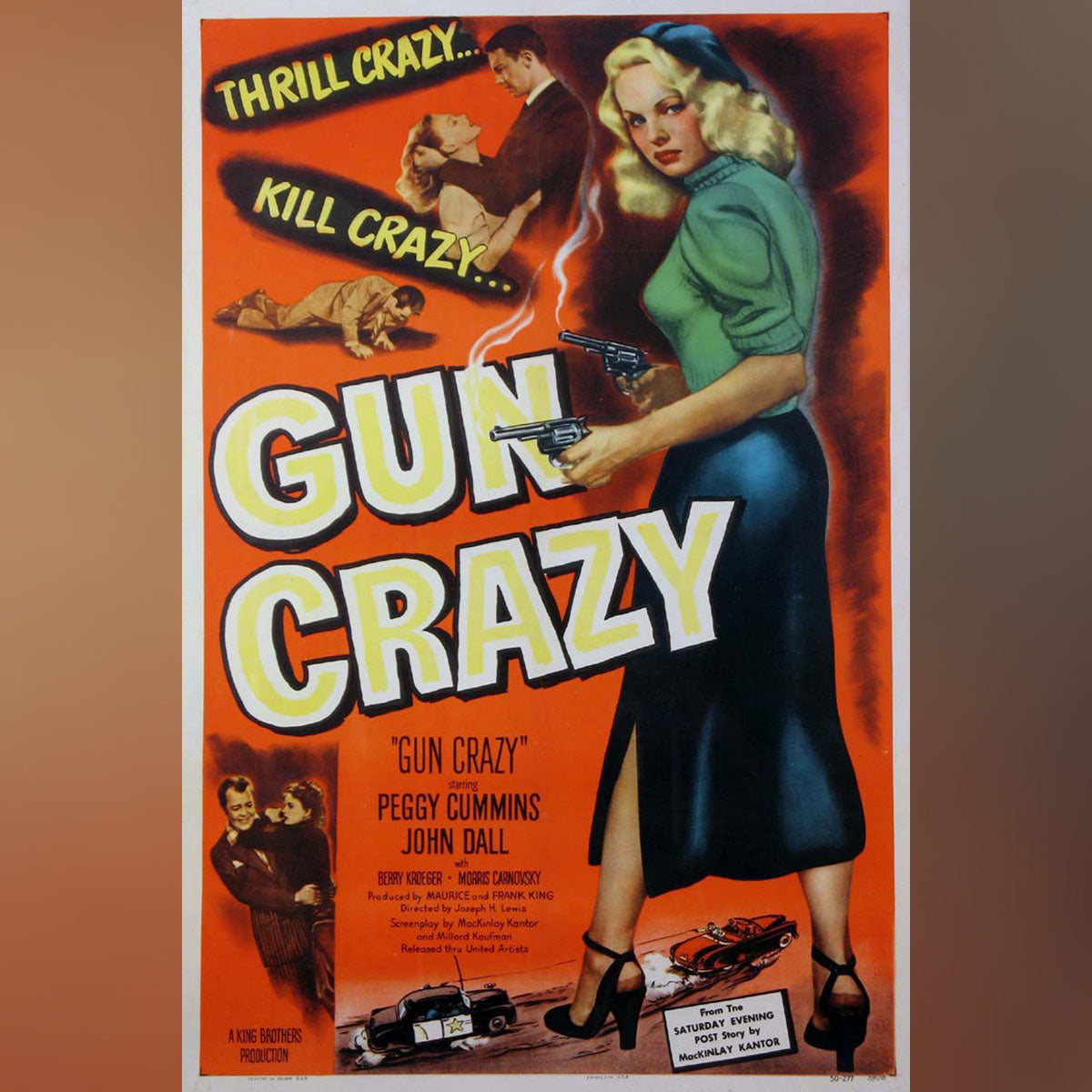 Original Movie Poster of Gun Crazy (1950)