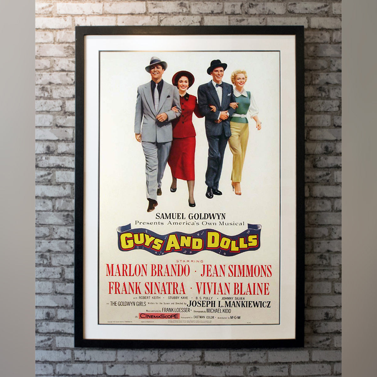 Original Movie Poster of Guys And Dolls (1955)