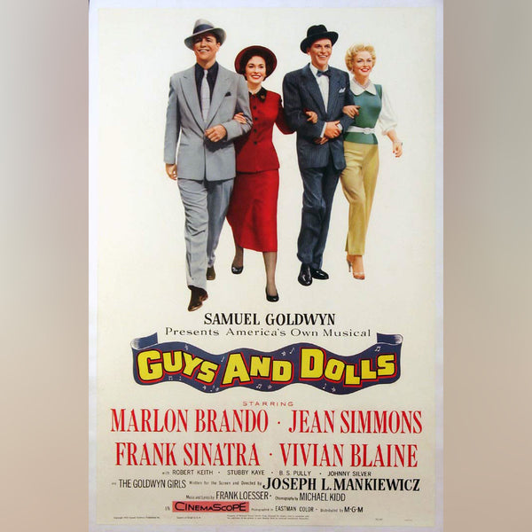 Original Movie Poster of Guys And Dolls (1955)