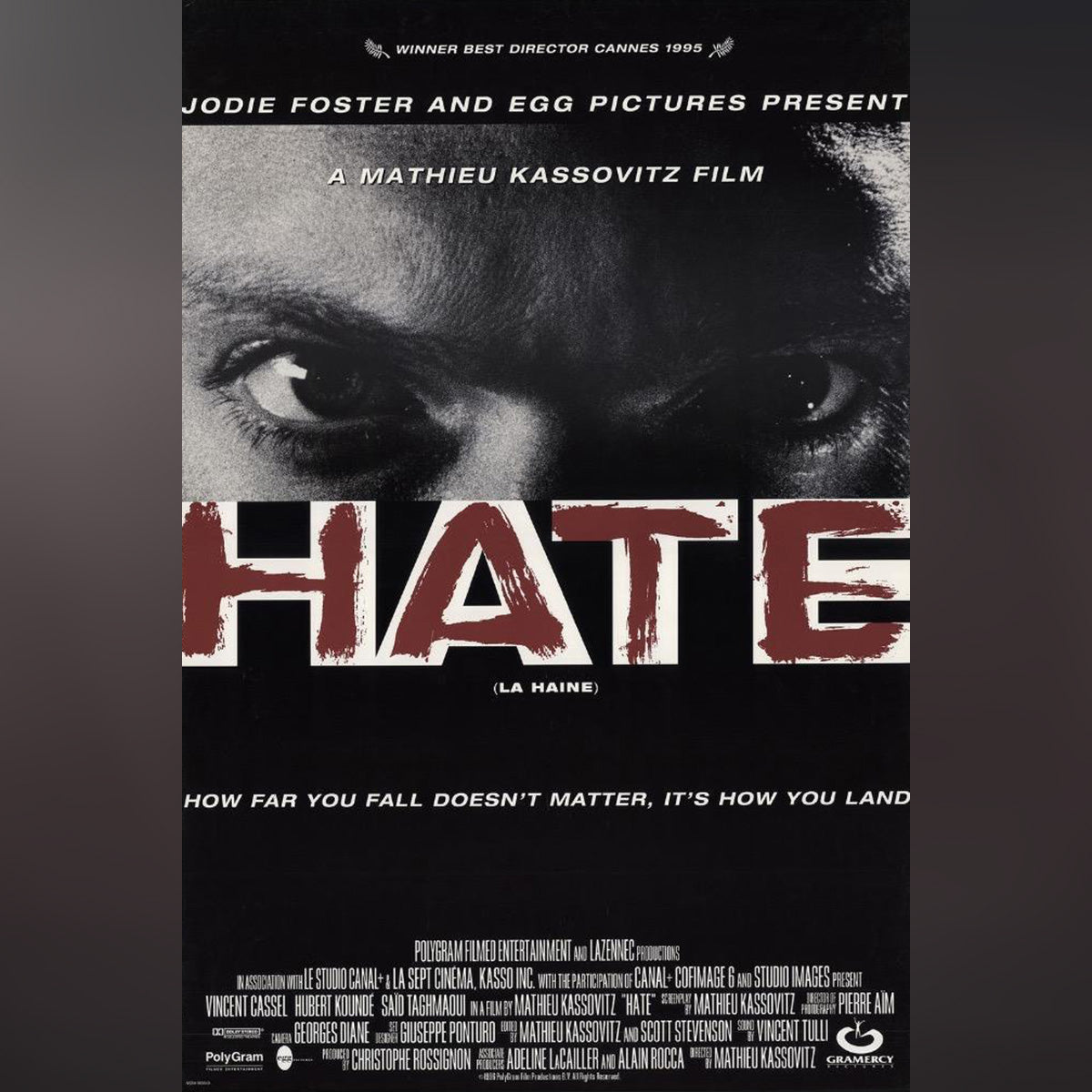 Original Movie Poster of La Haine (1995)