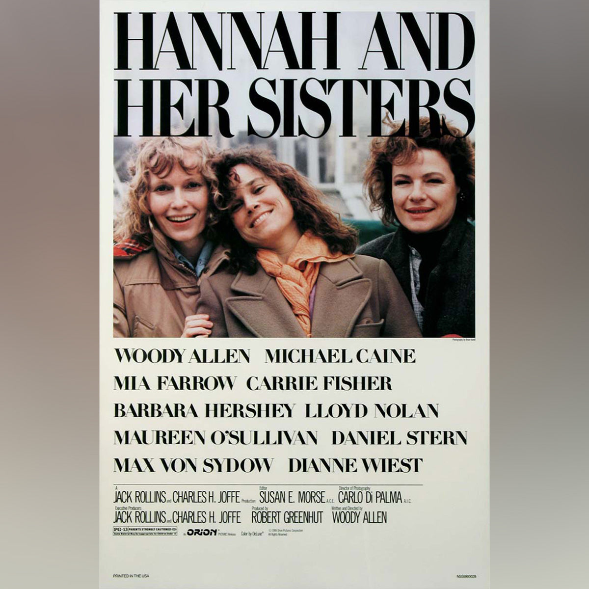 Original Movie Poster of Hannah And Her Sisters (1986)