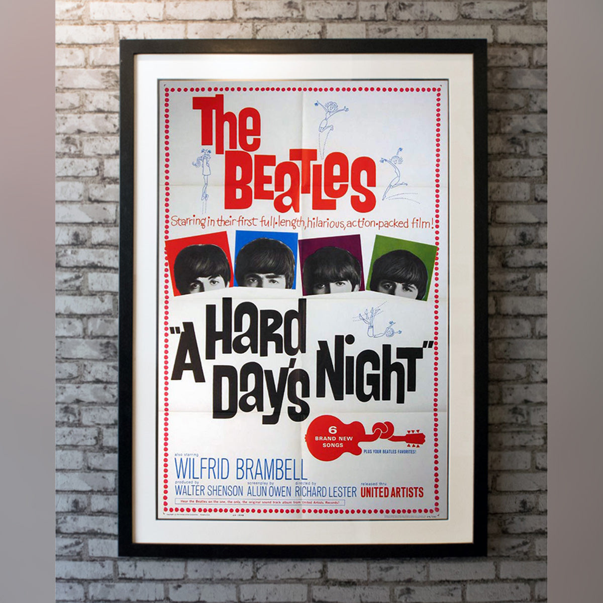 Original Movie Poster of A Hard Day's Night (1964)