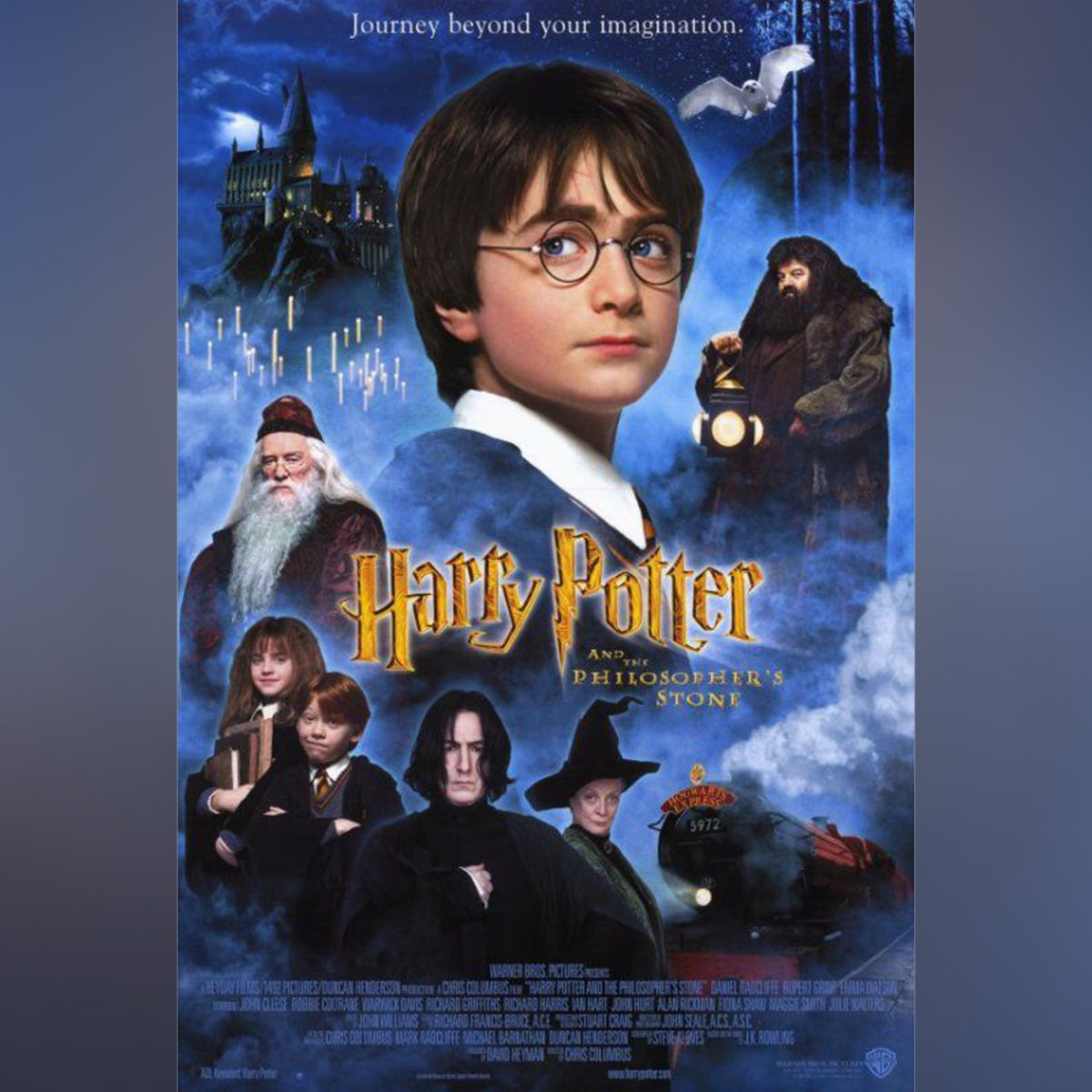 Original Movie Poster of Harry Potter And The Sorcerer's Stone (2001)