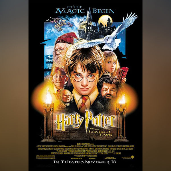 Original Movie Poster of Harry Potter And The Sorcerer's Stone (2001)