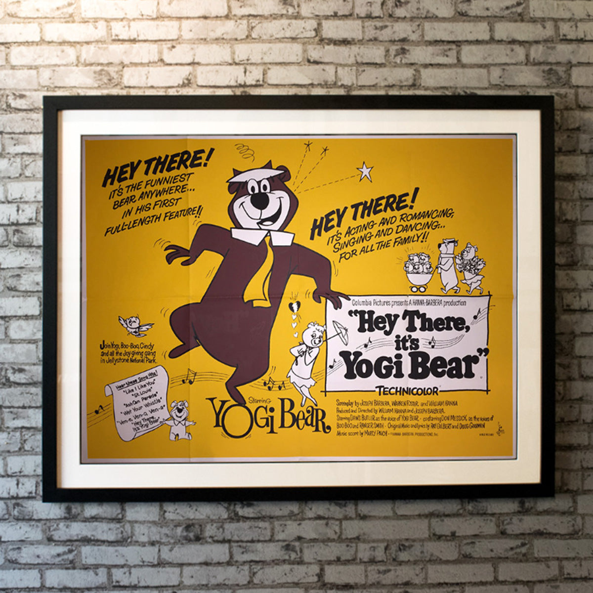 Original Movie Poster of Hey There, It's Yogi Bear (1964)