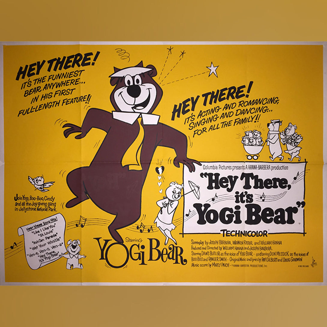 Original Movie Poster of Hey There, It's Yogi Bear (1964)