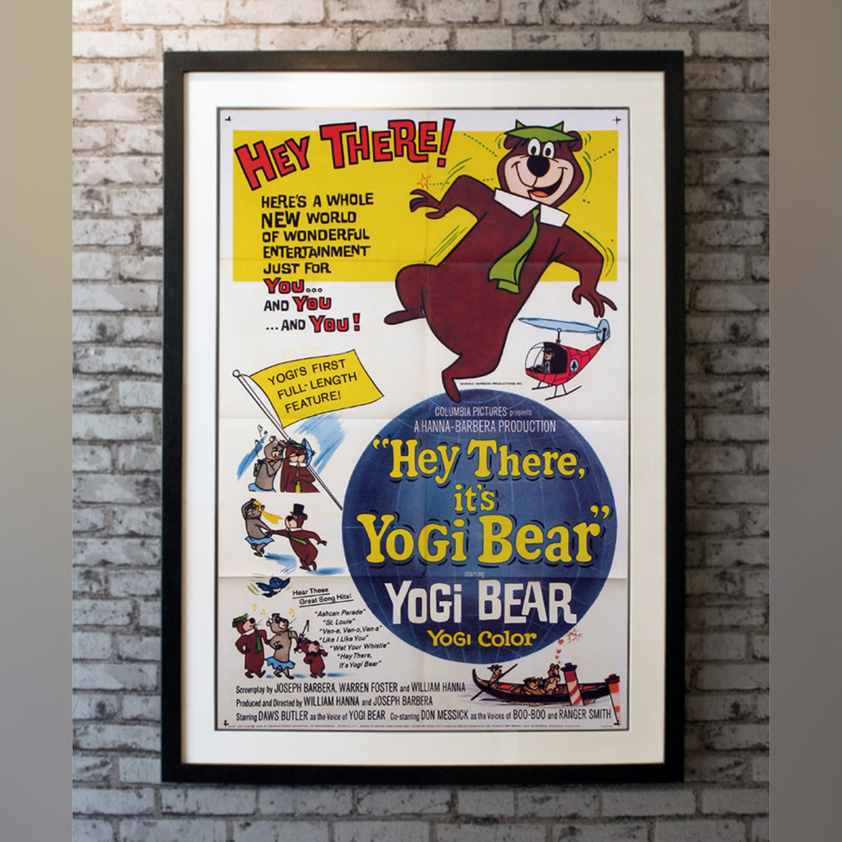Original Movie Poster of Hey There, It's Yogi Bear (1964)