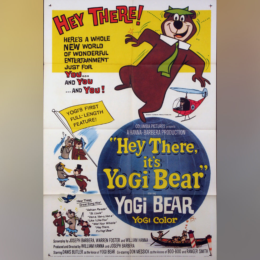 Original Movie Poster of Hey There, It's Yogi Bear (1964)