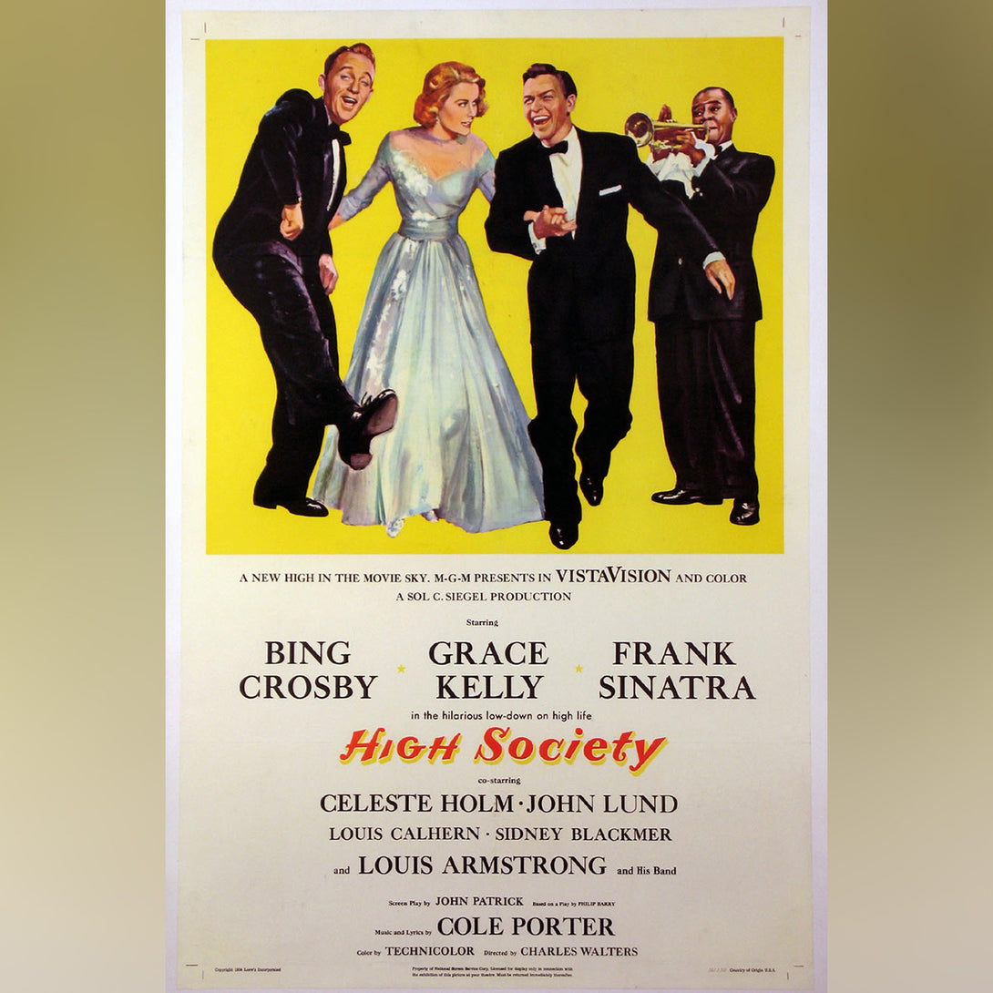 Original Movie Poster of High Society (1956)