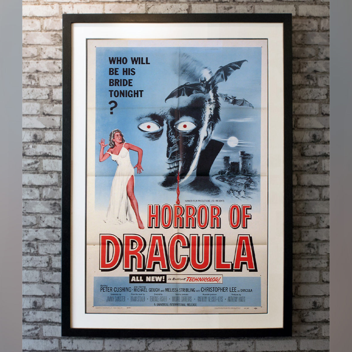 Original Movie Poster of Horror Of Dracula (1958)