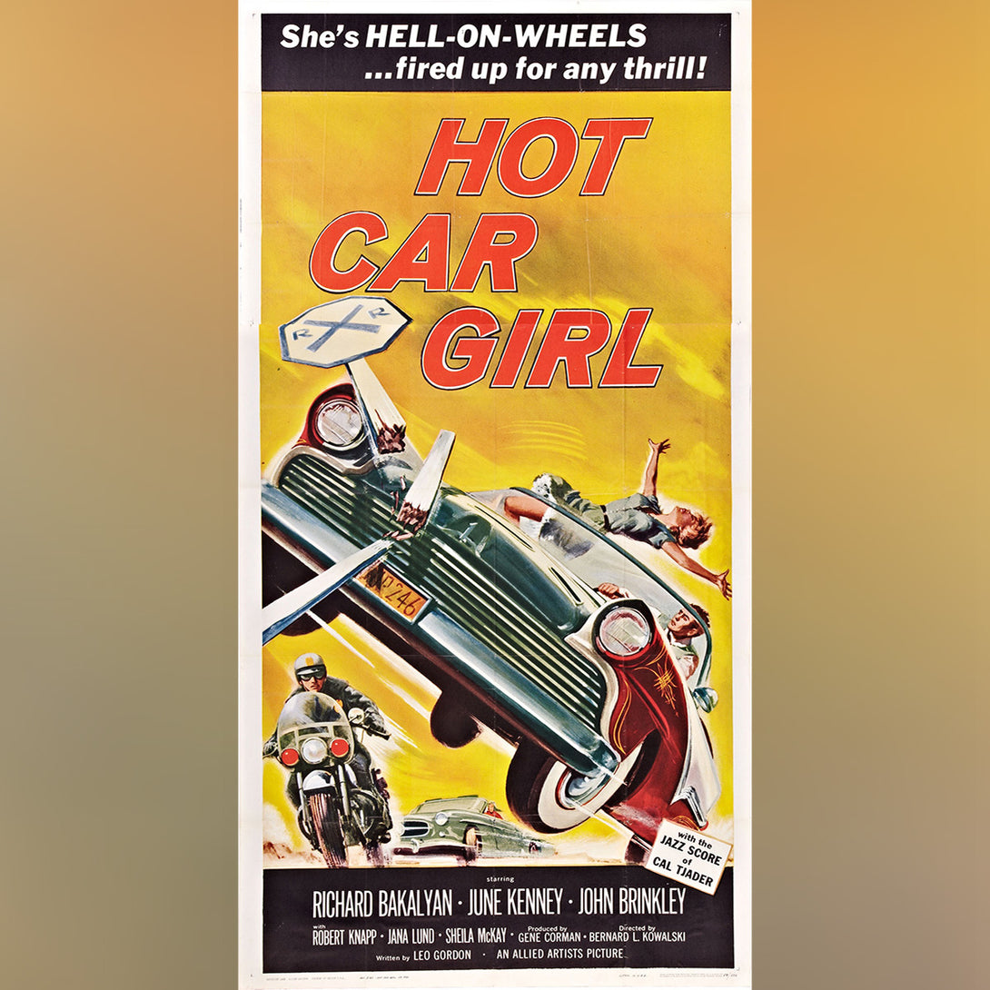 Original Movie Poster of Hot Car Girl (1958)