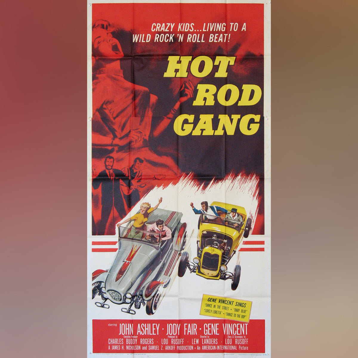 Original Movie Poster of Hot Rod Gang (1958)