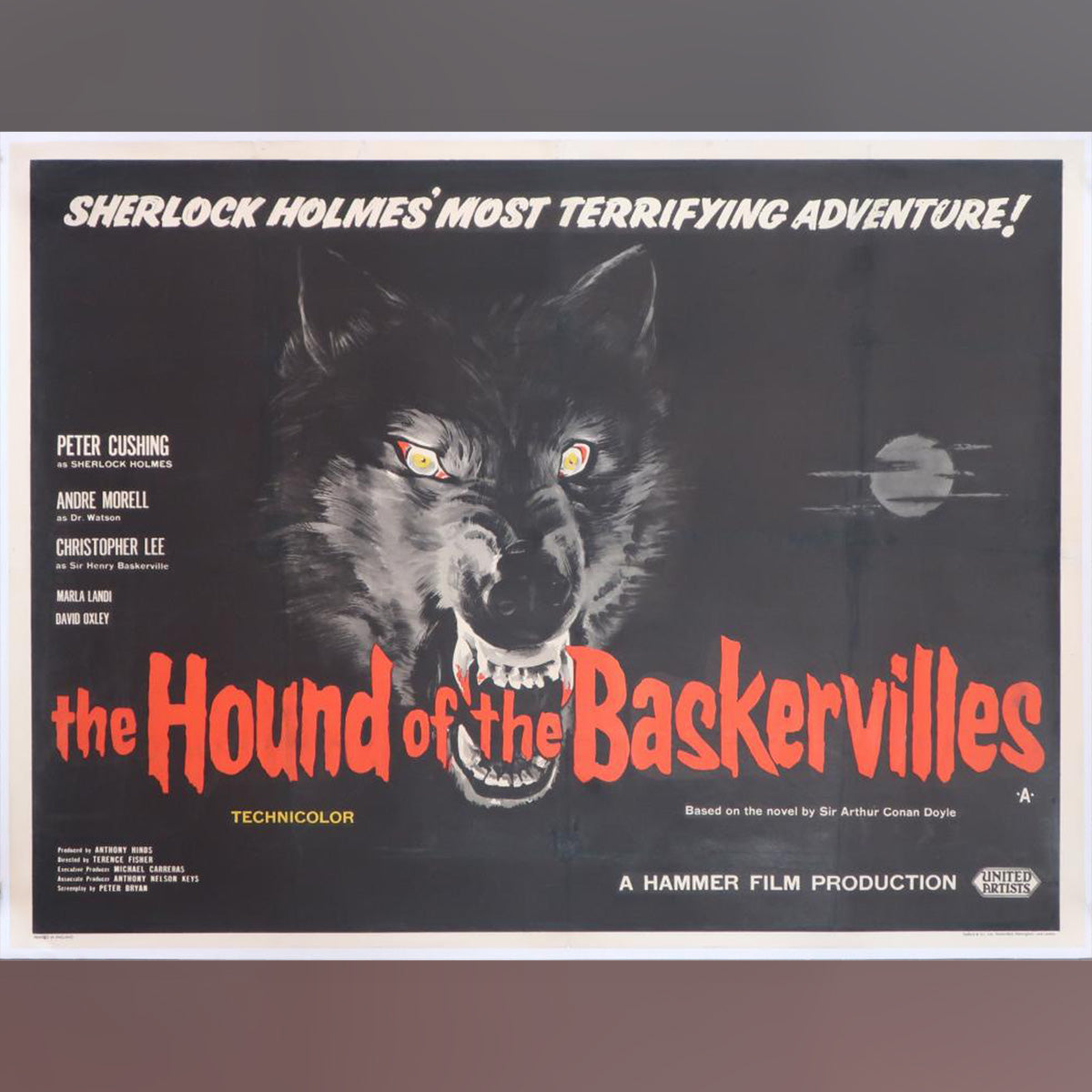 Original Movie Poster of Hound Of The Baskervilles, The (1959)
