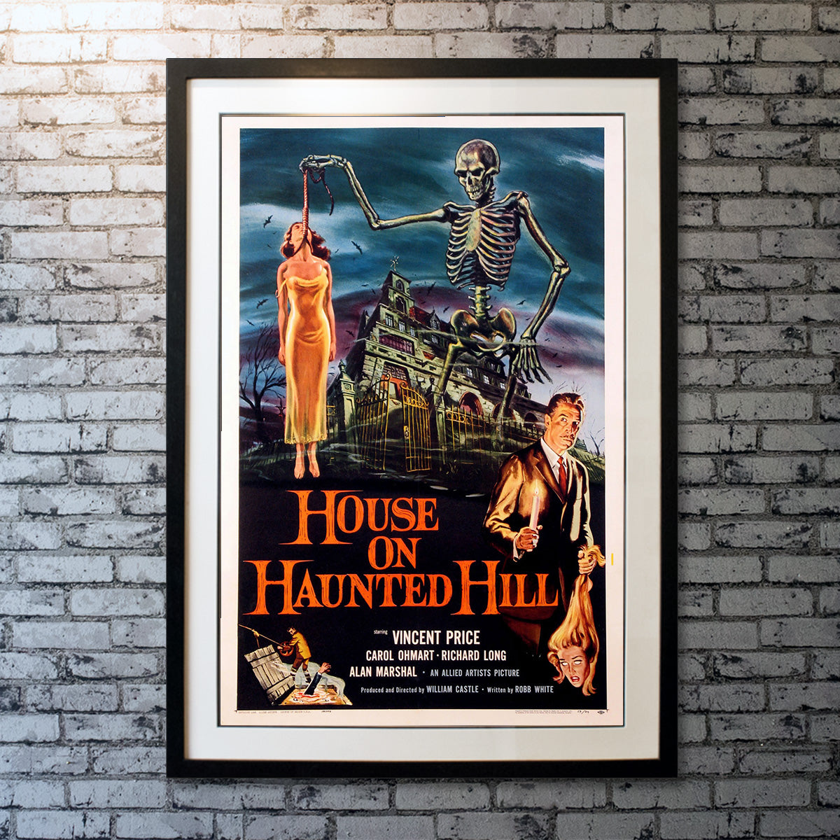 Original Movie Poster of House On Haunted Hill (1959)