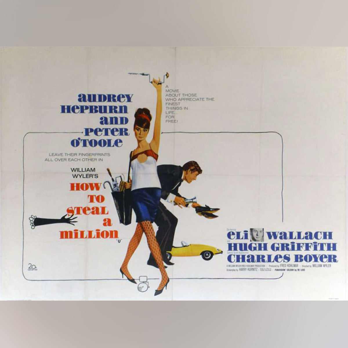 Original Movie Poster of How To Steal A Million (1966)