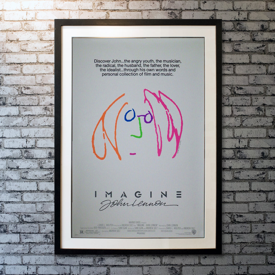 Original Movie Poster of Imagine: John Lennon (1988)