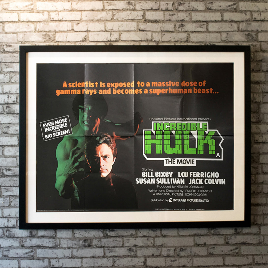 Original Movie Poster of Incredible Hulk, The (1977)