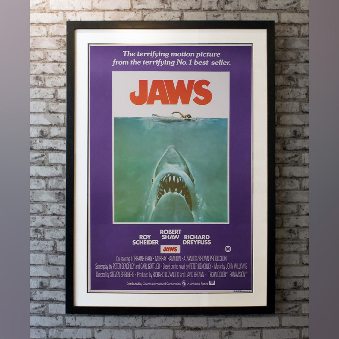 Original Movie Poster of Jaws (1975)